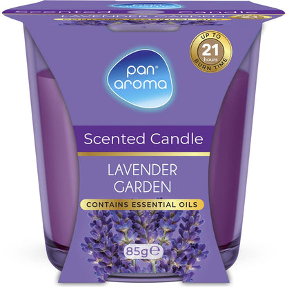 Pan Aroma Scented Candle Lavender Garden 85g