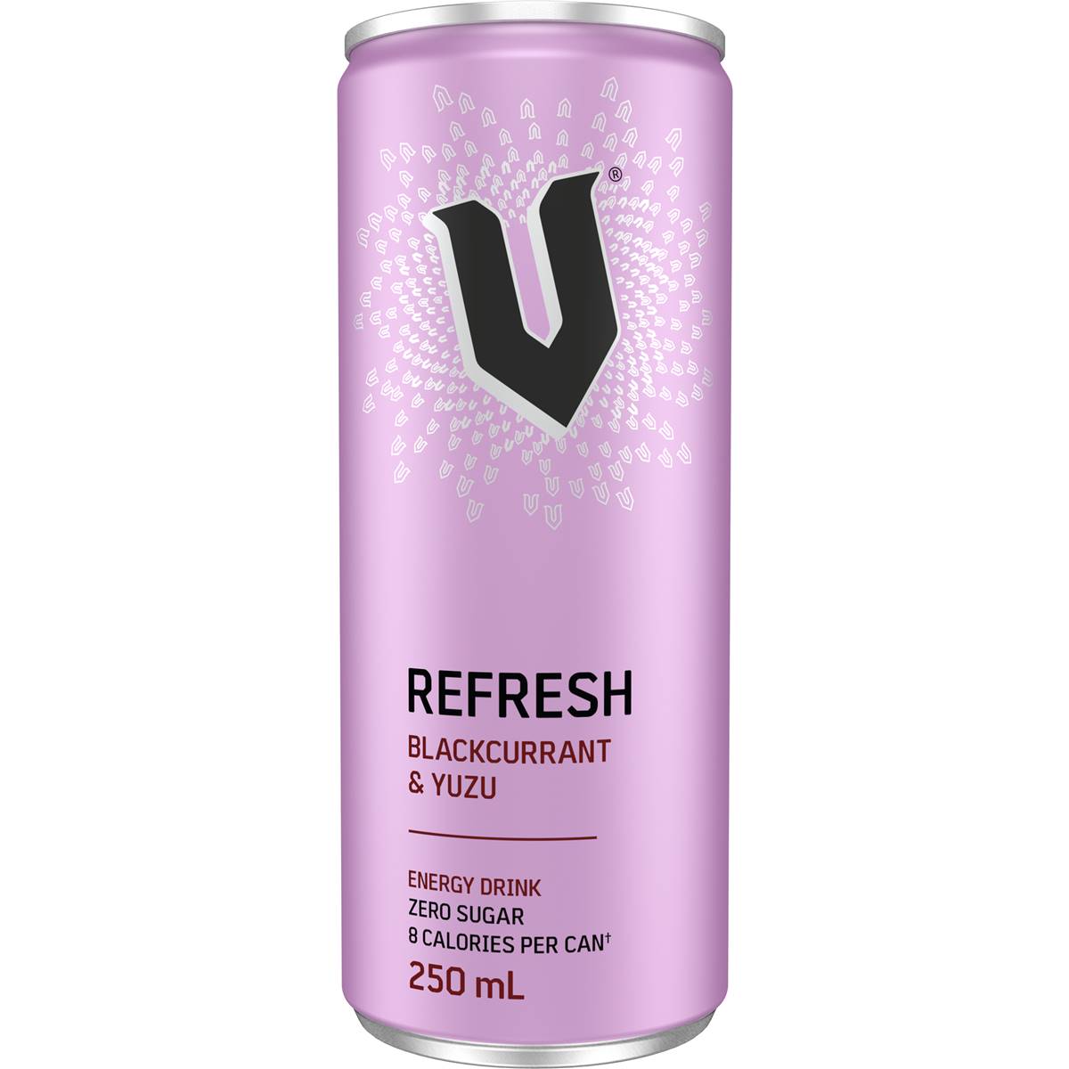 V Refresh Energy Drink Zero Sugar Blackcurrant & Yuzu 250mL