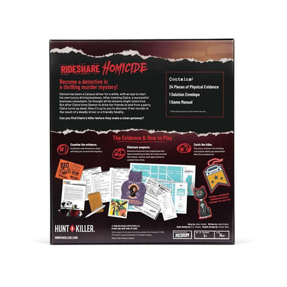 Hunt A Killer: Rideshare Homicide Murder Mystery Game