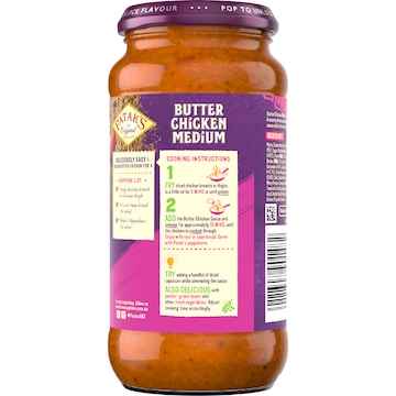 Patak's Butter Chicken Simmer Sauce Medium 450g