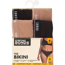 Bonds Ladies The Bikini Underwear Size 10 4 pack