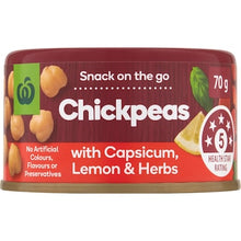 Woolworths Chickpeas With Capsicum Lemon & Herbs 70g