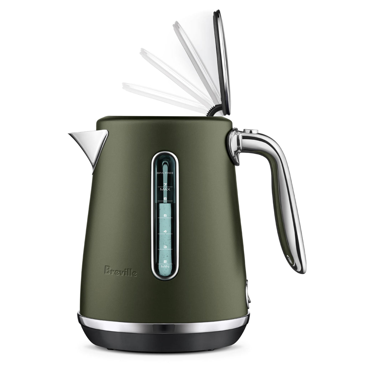 Breville the Soft Top® Luxe Kettle (Olive Tapenade)