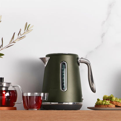 Breville the Soft Top® Luxe Kettle (Olive Tapenade)