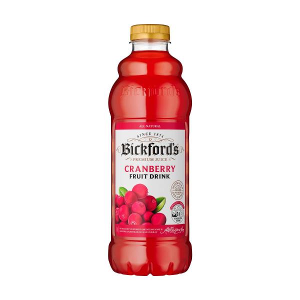BICKFORDS CRANBERRY FRUIT  DRINK 1 LITRE