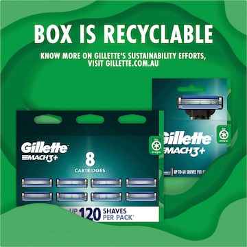 Gillette Mach3+ Shaving Razor each