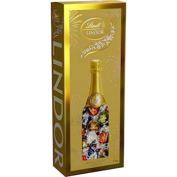 Lindt Lindor Champagne Gala Assorted Chocolate Gift Box 396g