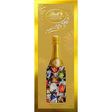 Lindt Lindor Champagne Gala Assorted Chocolate Gift Box 396g