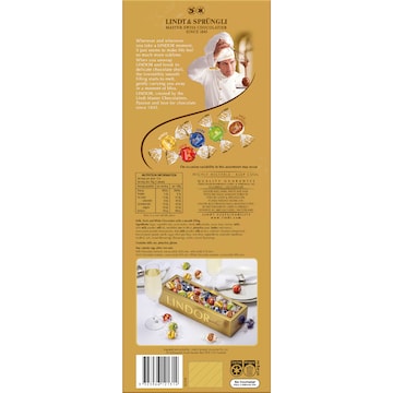 Lindt Lindor Champagne Gala Assorted Chocolate Gift Box 396g