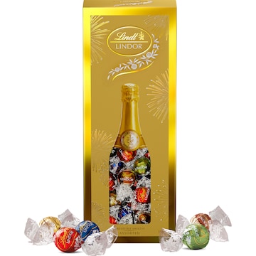 Lindt Lindor Champagne Gala Assorted Chocolate Gift Box 396g