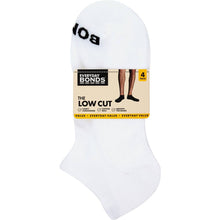 Bonds Mens Everyday Low Cut Socks Cushioned Size 6 Assorted 4 pack