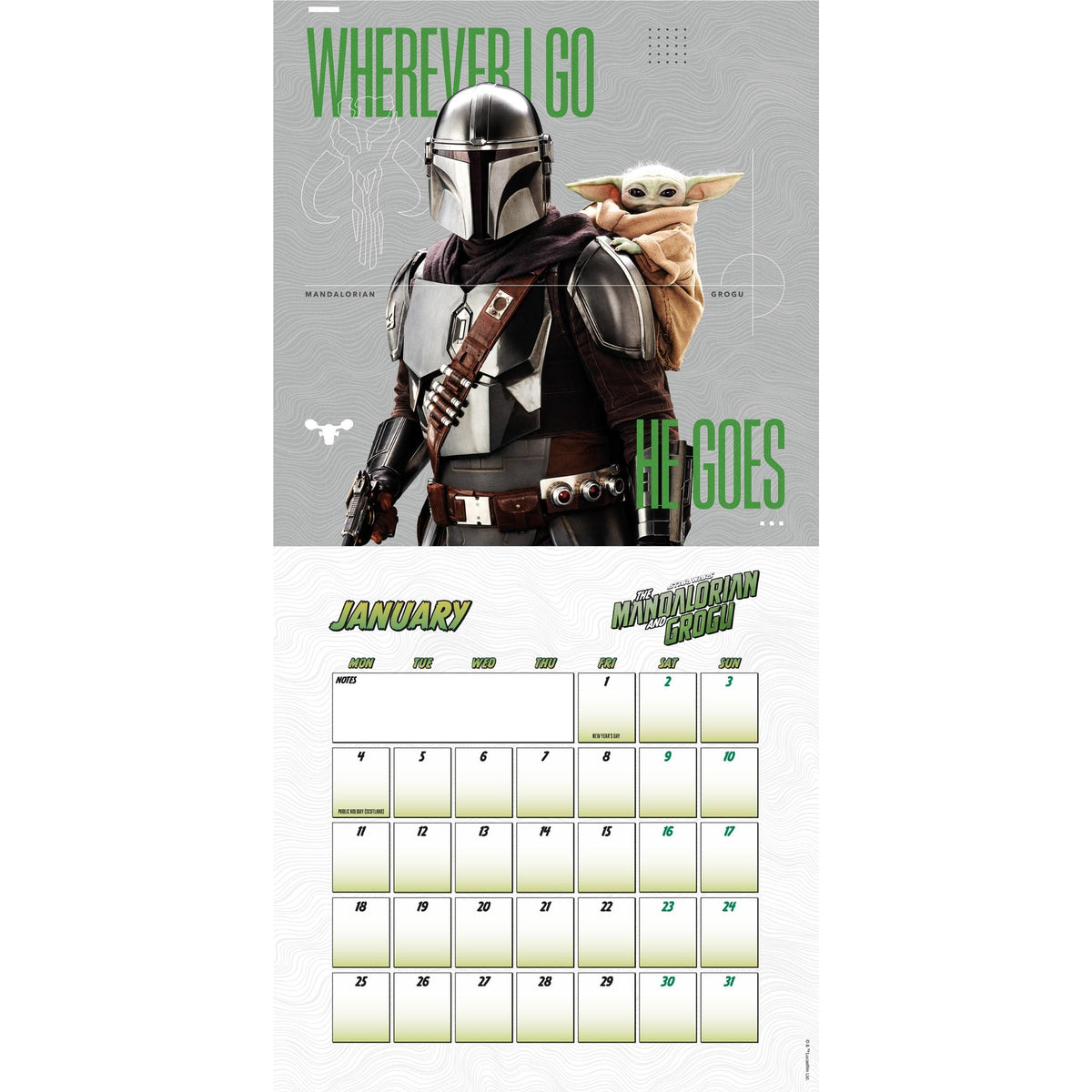 Mandalorian & Grogu, The - 2027 Calendar