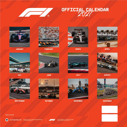 Formula 1 (F1) - 2027 Calendar