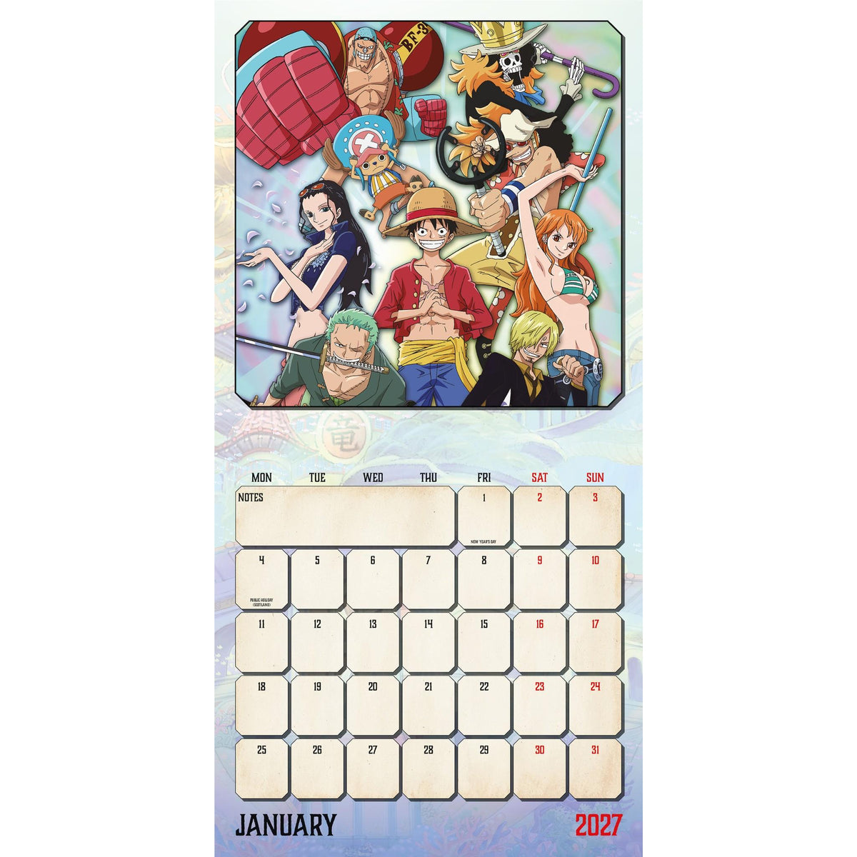 One Piece - 2027 Calendar