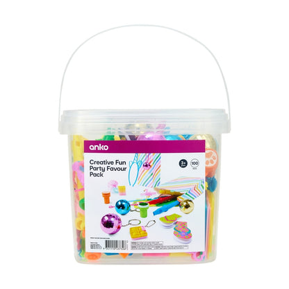 100 Piece Creative Fun Party Favour Pack
