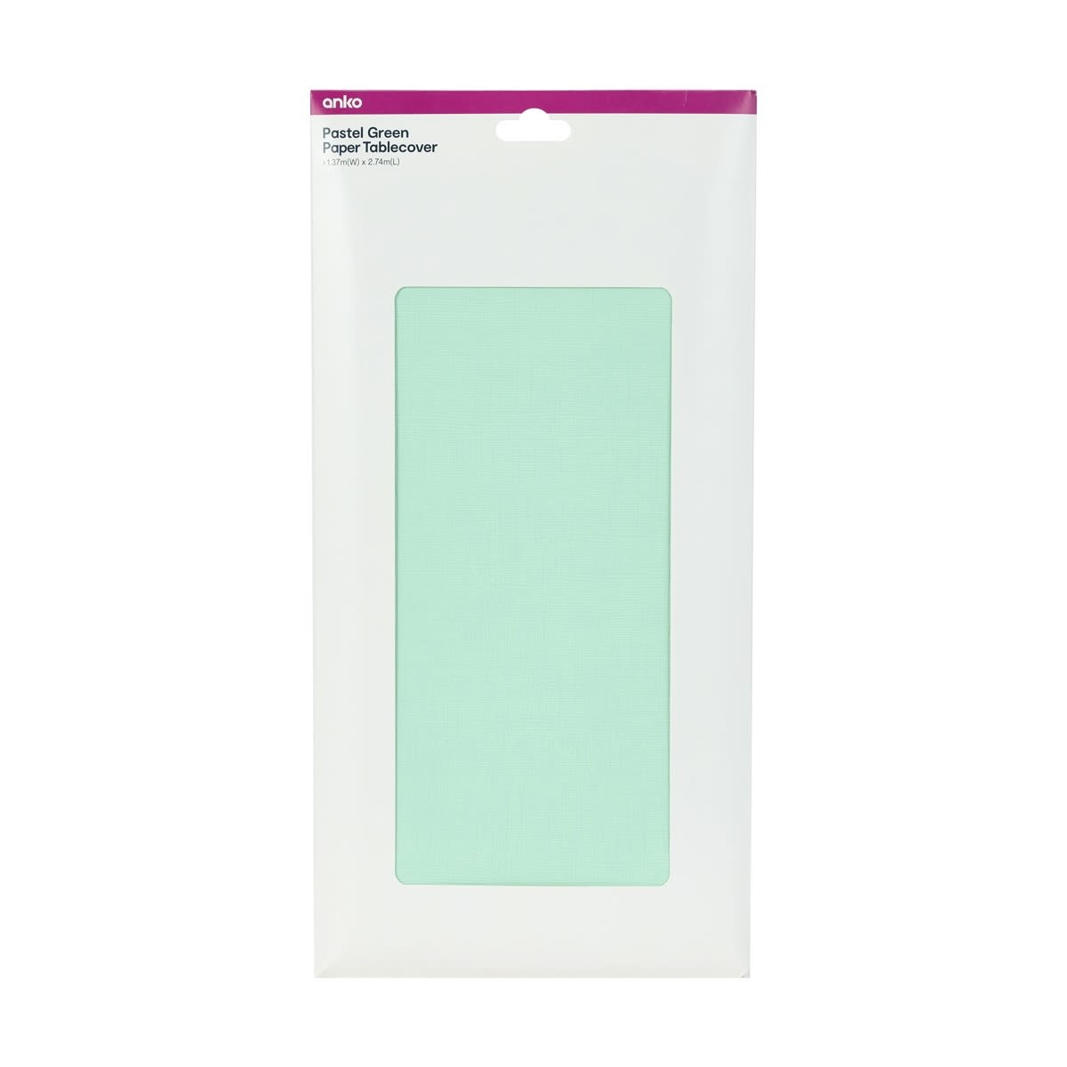 Paper Tablecover - Pastel Green