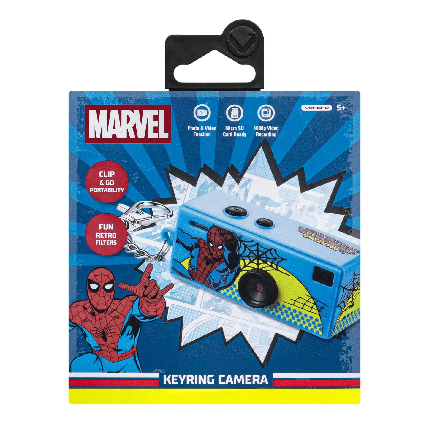 Disney Marvel Spiderman Keyring Camera