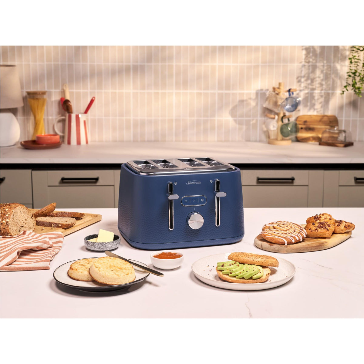 Sunbeam Freya Collection 4 Slice Toaster (Abyss)