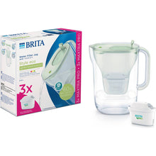 Brita Water Filter Jug Style Eco Soft Green 2.4L With 3 Filters each