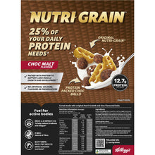 Kellogg's Nutri Grain High Protein Crunch Choc Malt Cereal 500g