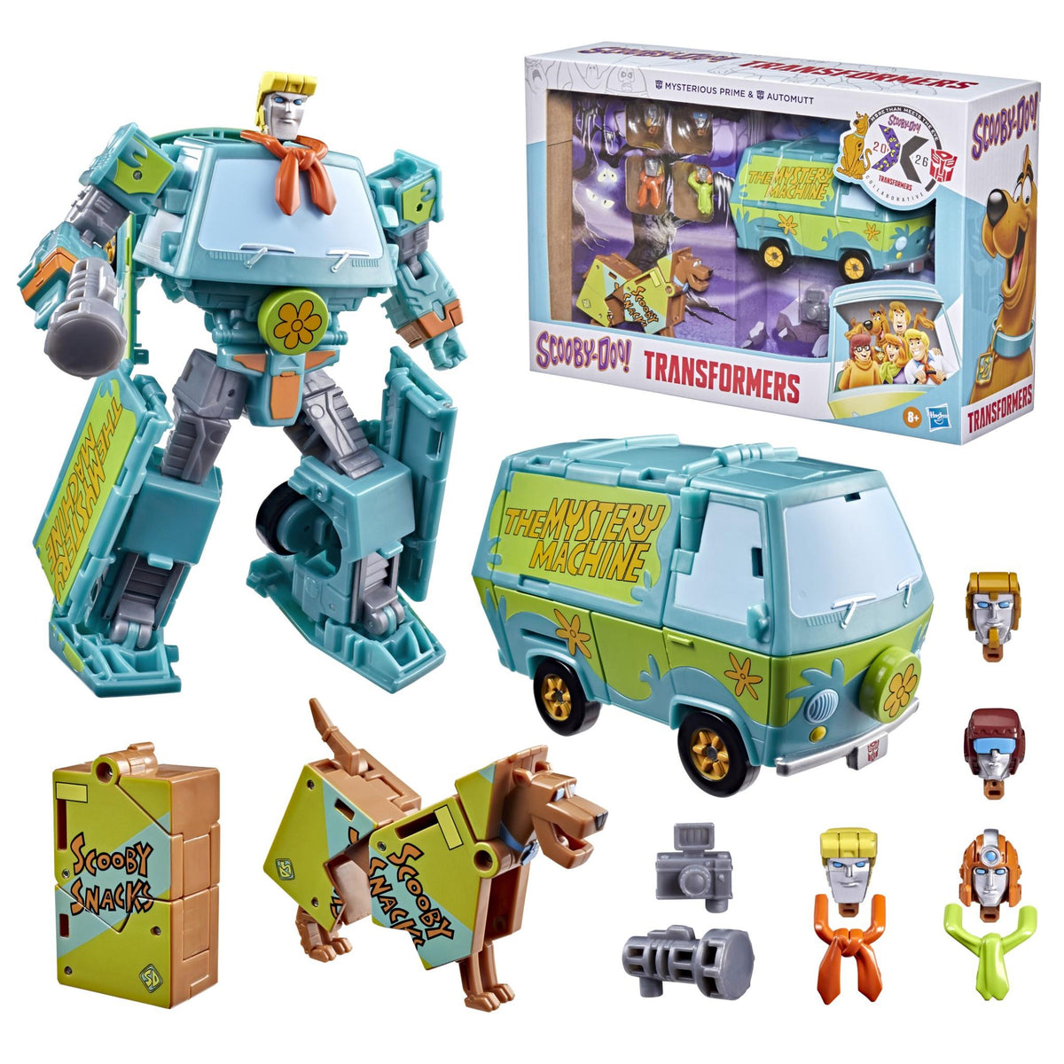 Transformers - Scooby Doo: Mysterious Prime & Automutt Figure