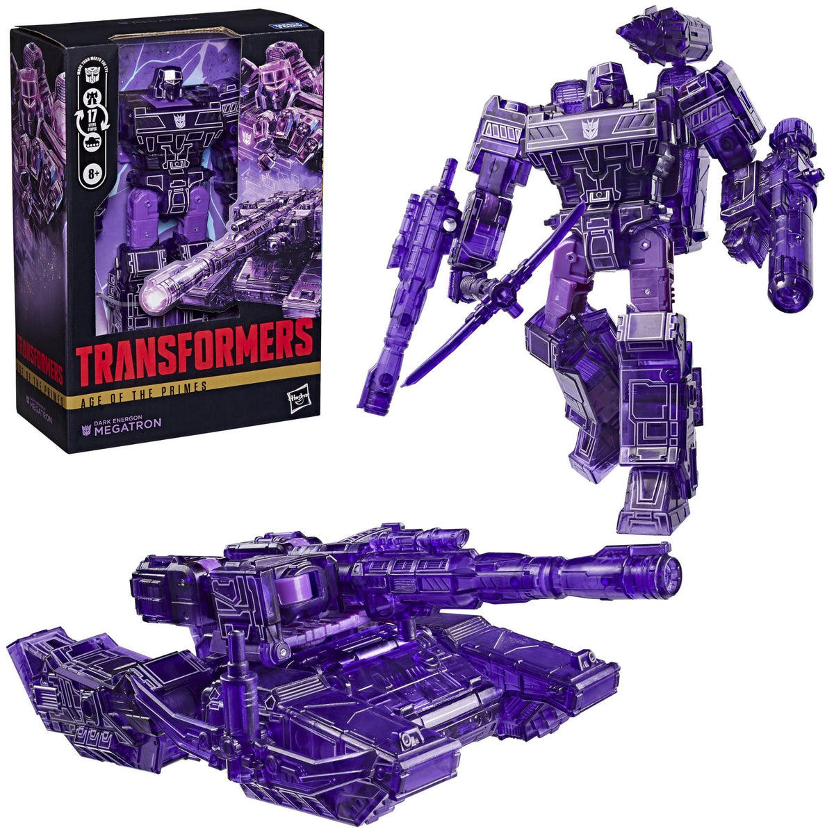 Transformers - Age Of The Primes: Voyager Class Dark Energon Megatron Figure