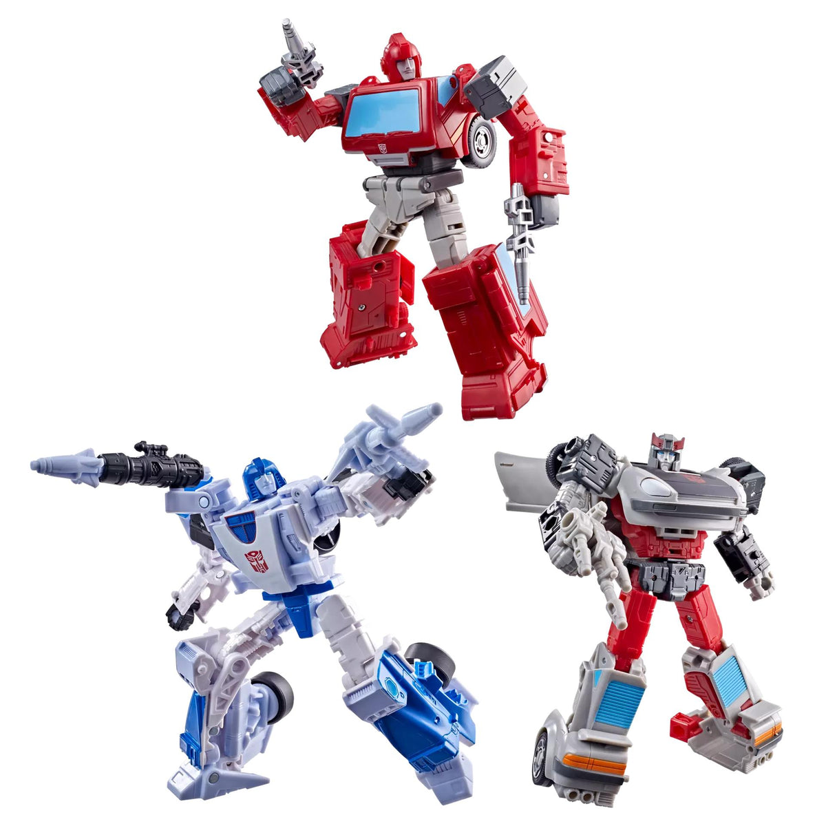 Transformers - Age Of The Primes: Autobot Mirage, Ironhide, and Bluestreak Figures