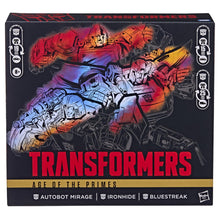 Transformers - Age Of The Primes: Autobot Mirage, Ironhide, and Bluestreak Figures