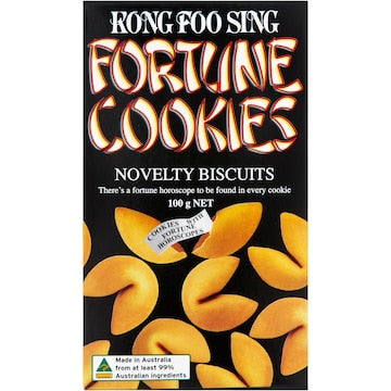 Kong Foo Sing Snacks Fortune Cookies 100g