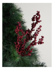 Heirloom Christmas Berry Spray Tree 62cmin Red