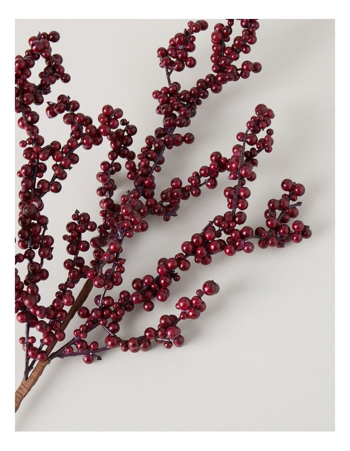 Heirloom Christmas Berry Spray Tree 62cmin Red