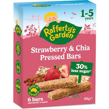 Rafferty's Garden Strawberry & Chia Pressed Bars 6 pack