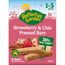 Rafferty's Garden Strawberry & Chia Pressed Bars 6 pack