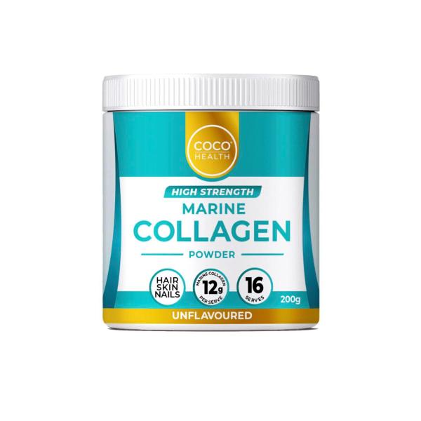 COCO EARTH POWDER MARINE COLLAGEN + HAIR SKIN NAILS 200G