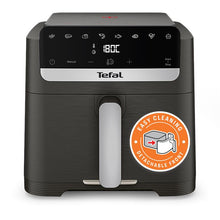 Tefal Easy Fry Mega Compact 7.5L Rise Detachable Front Air Fryer (Black)