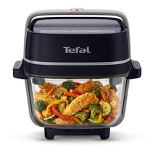 Tefal Crisp & Go Portable Glass Air Fryer (Black)