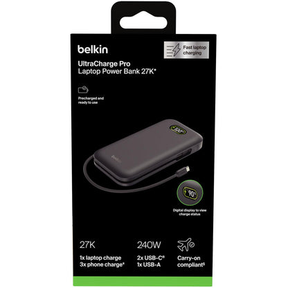 Belkin UltraCharge Pro Laptop Power Bank 27K 140W