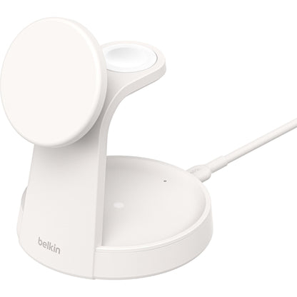 Belkin UltraCharge 3-in-1 Charging Stand (Sand)