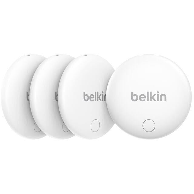 Belkin SureFind Spot Bluetooth Tracker (White) [4 Pack]