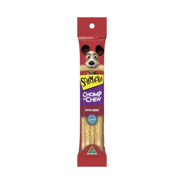 Chomp N Chew Large Dog With Beef Dog Treat