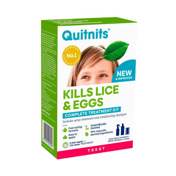 QUITNITS COMPLETE HEAD LICE TREATMENT KIT 325ML