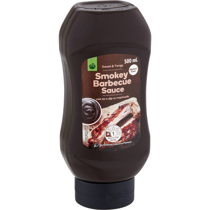 Woolworths Smokey Barbecue Sauce 500mL
