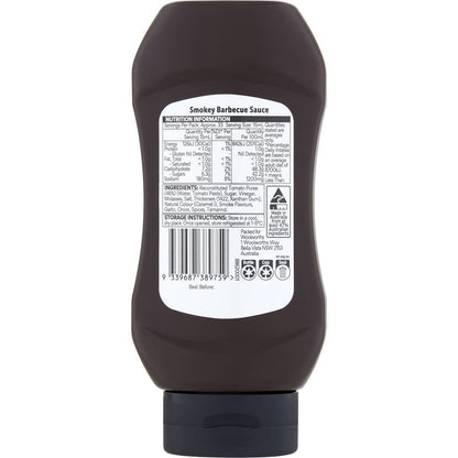 Woolworths Smokey Barbecue Sauce 500mL