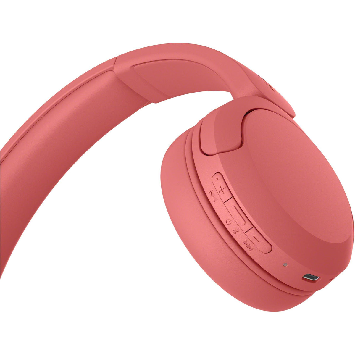 Sony WH-CH530 Wireless On-Ear Headphones (Coral Red)