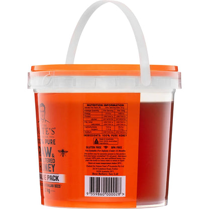 Nature Nate's Pure Raw & Unfiltered Honey Value Pack 1.2kg