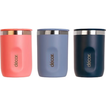 Decor Coffee Travel Cup Insulated Assorted 240mL each