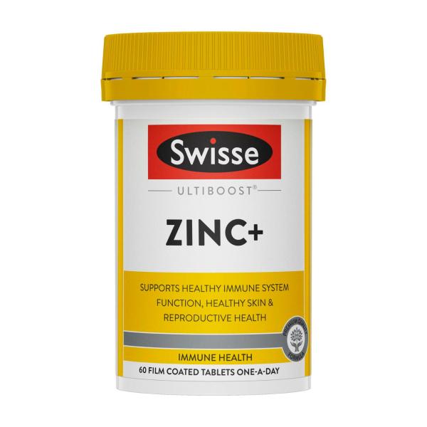 SWISSE ULTIBOOST ZINC+ TABLETS 60 PACK