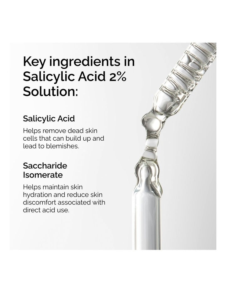 Salicylic Acid 2% Solution, Exfoliating Serum for Blemish-Prone Skin 30ml
