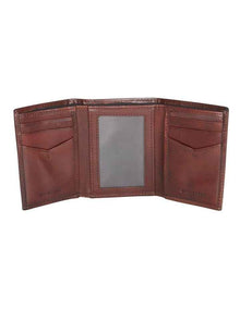 Trifold Tan Wallet in Tan