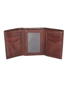 Trifold Tan Wallet in Tan